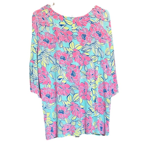 Ruby Rd. Floral pattern top.  Size large - Picture 4 of 4